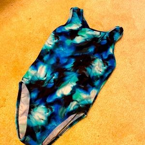 Destira mesh racerback leotard